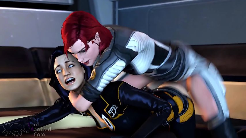 Fraternization - Miranda begs to be used like a fucking cock sleeve by futanari Shepard thumbnail