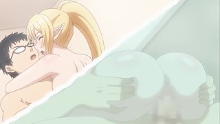 Crossbreeding Assistance 12 - Hentai elf princess gets fucked by teacher in the bathtub