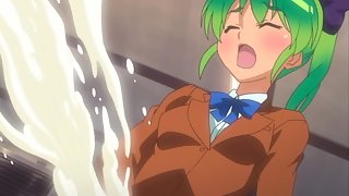 Futa Club! 1 ep1 - Schoolgirl futa shoots a huge load of cum after blowjob from the new girl