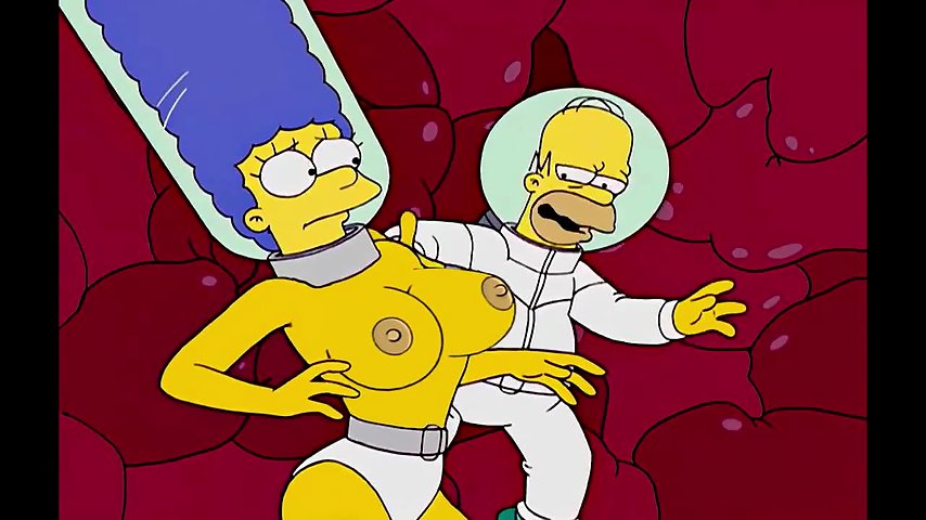 The Simpsons - Marge and Homer xxx fuck under the sea thumbnail