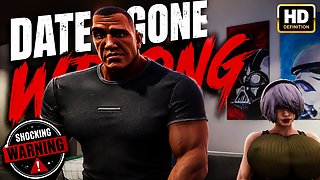 Interracial Date gone WRONG (preview) - 2B gets face fucked by big black cock
