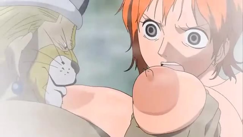 Anime Cheetah man sneaks up and fucks One Piece Nami in the shower thumbnail