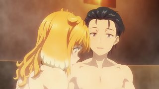 Harem in the Labyrinth of Another World (uncensored) S1E10 - Ecchi Anime - Blowjob healing