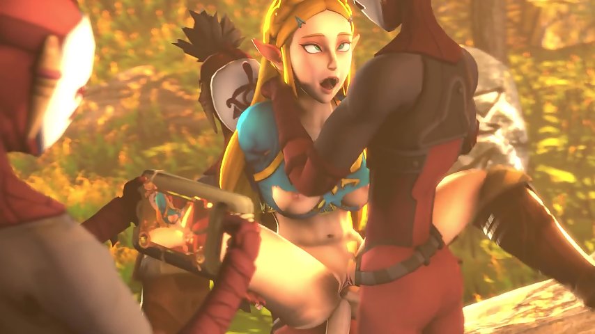 Legend of Zelda - Zelda Double Fucked by Yiga Clan thumbnail