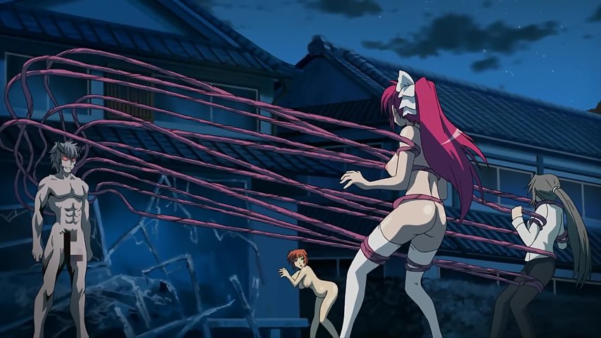 Inyouchuu Etsu 1 - Busty redhead catgirl gets her tasty asshole fucked by hentai tentacle demon thumbnail