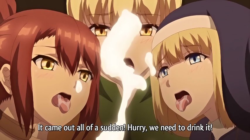 Another World Harem Tales 1 - Triple blowjob with busty warrior girls thumbnail