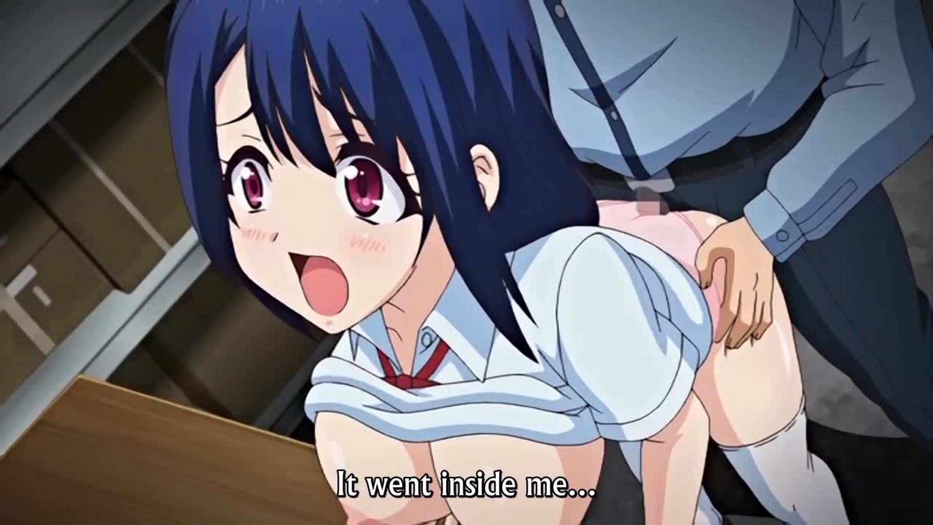 Fucks With School Watchman Porn - Peeping Girl 2 - Busty anime schoolgirl gets fucked by security guard while  friend watches - Hentai City