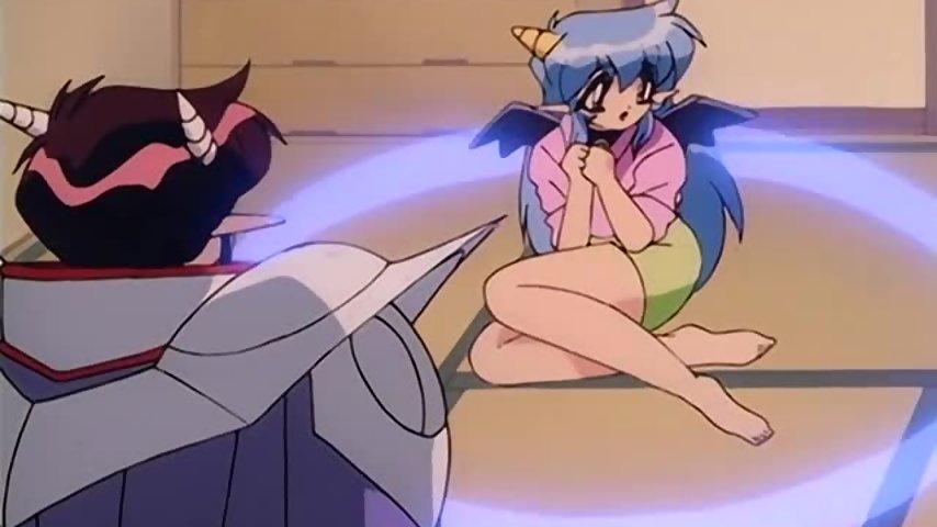 Trouble Evocation 2 - Cute hentai succubus is the slave of a human master thumbnail