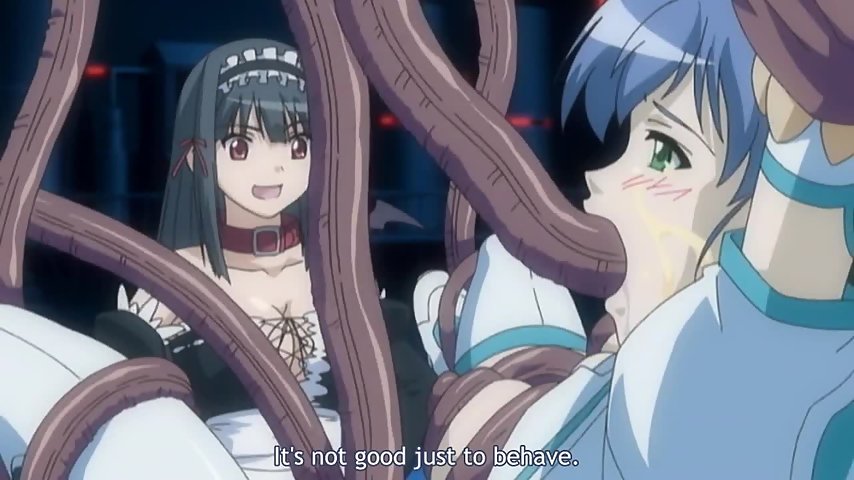 Jiburiru: The Devil Angel 3 ep1 - Cute maid gets all her holes plugged by an hentai demon tentacles thumbnail