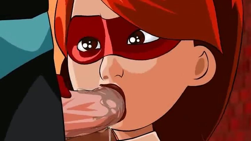 Mr. Incredible face fucks Elastigirls very forgiving mouth thumbnail