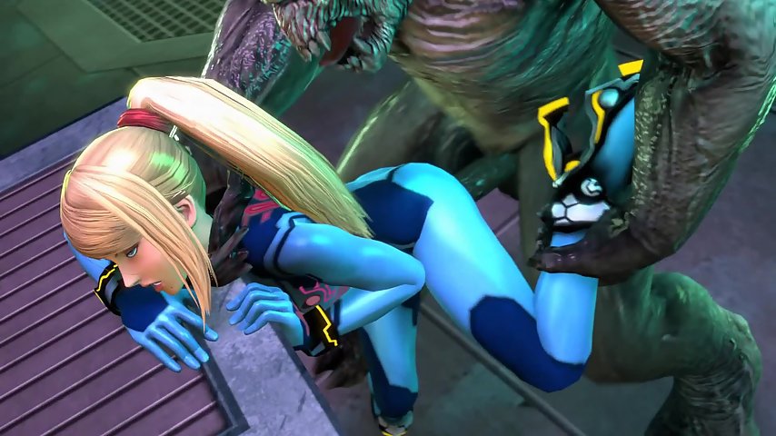 Samus Aran from Metroid fucks all kinds of monster cocks - 3D HMV thumbnail