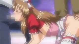 Magical Girl Sae 1 - Hentai virgin gangbanged in public after pissing