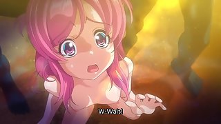 Shinsei Kourin Dacryon Luna 2 - Petite hentai magical girls defiled by tentacles and demons