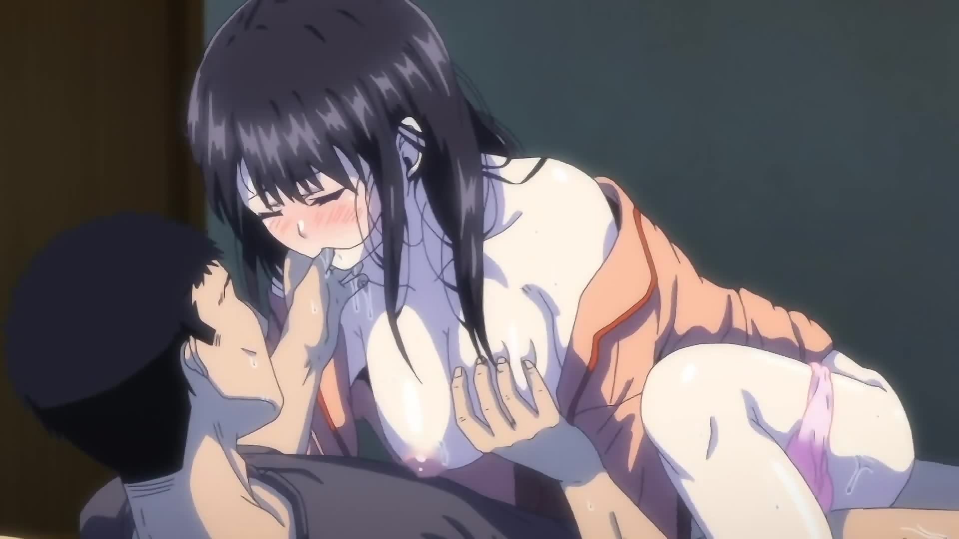 1LDK + JK Suddenly Living Together? 7 - Busty hentai teen moans as she lowers pussy onto cock