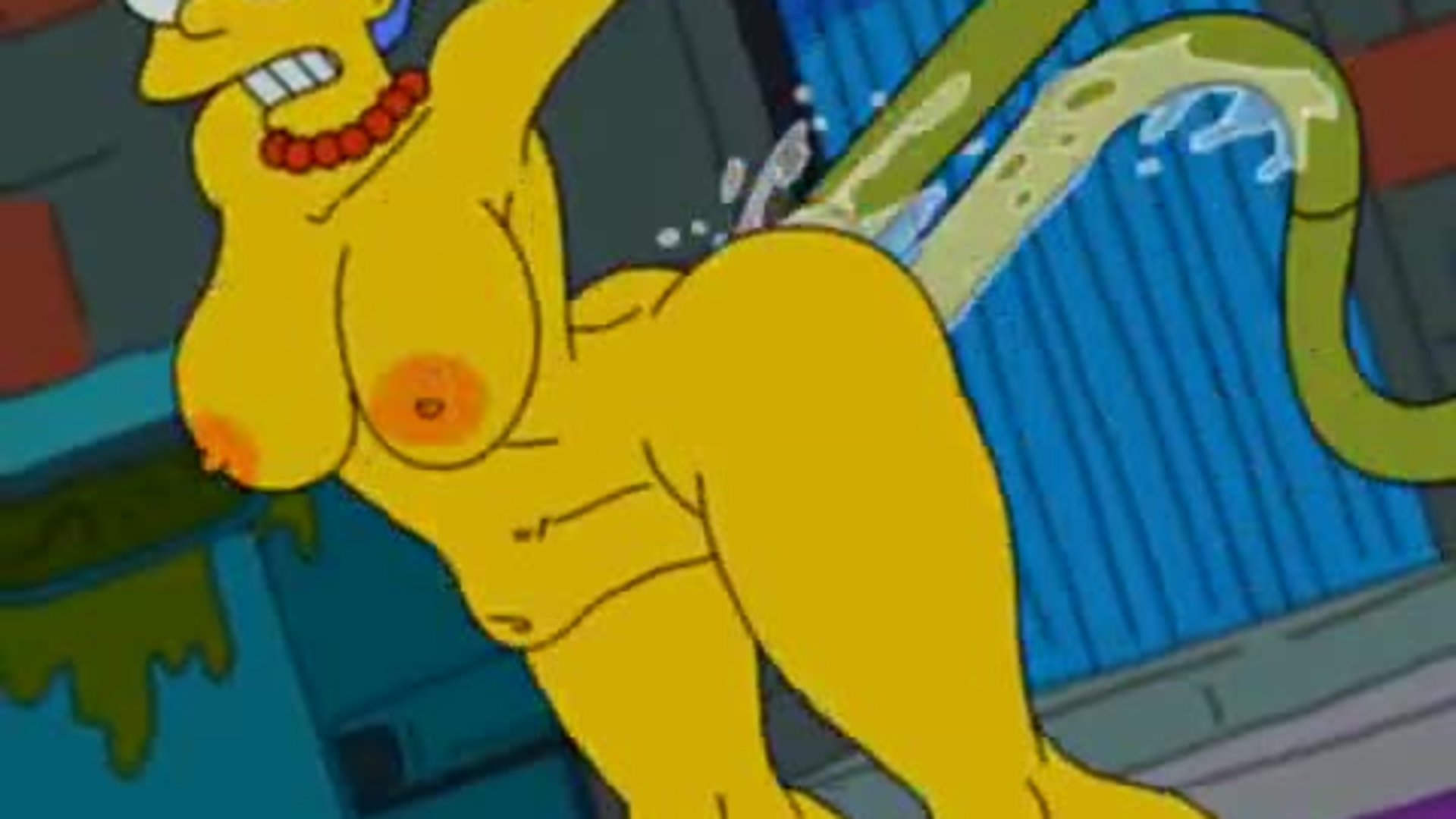 1920px x 1080px - Marge Simpson gets impregnated by alien tentacles in dirty alley - Hentai  City