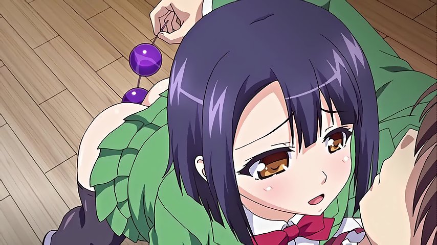 Come on Over! Private Sex Academy 4 - Kinky teens ass fucked in hentai threesome thumbnail