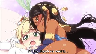 Flat Chested Guardian Knight Elfina Has Fallen 2 - Petite elves in hentai threesome