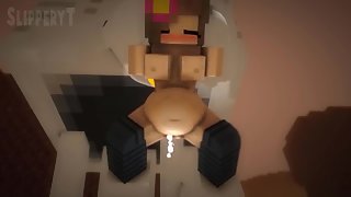 Minecraft girl gets boned deep while in a mine shaft