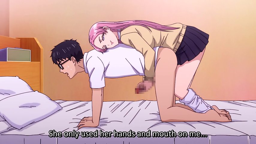 The Gyaru I Hang Out With Let's Me Use Her Pussy 4 - Busty hentai student gives wet handjob thumbnail