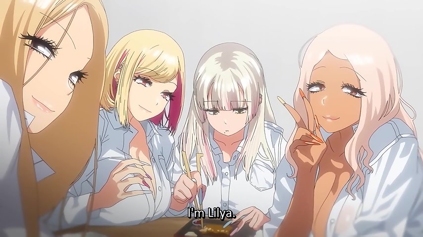 Gyaru Harem Invasion 1 - Businessman is hentai reverse gangbanged by huge tits sluts thumbnail