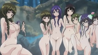 Girl x Girl x Girl 1 - Hentai stepsisters fuck big brother in a harem orgy