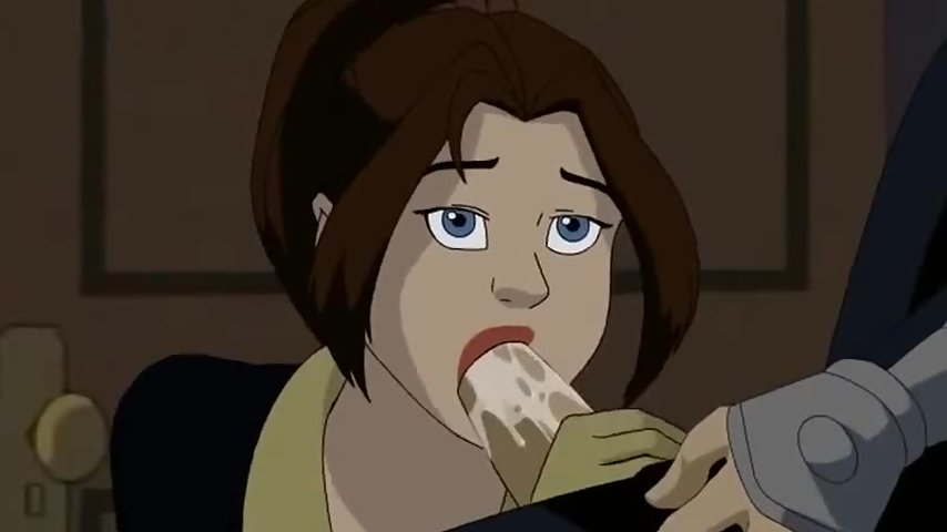 X-Men Kitty sucks Avalanche's dick and gets a cartoon facial thumbnail