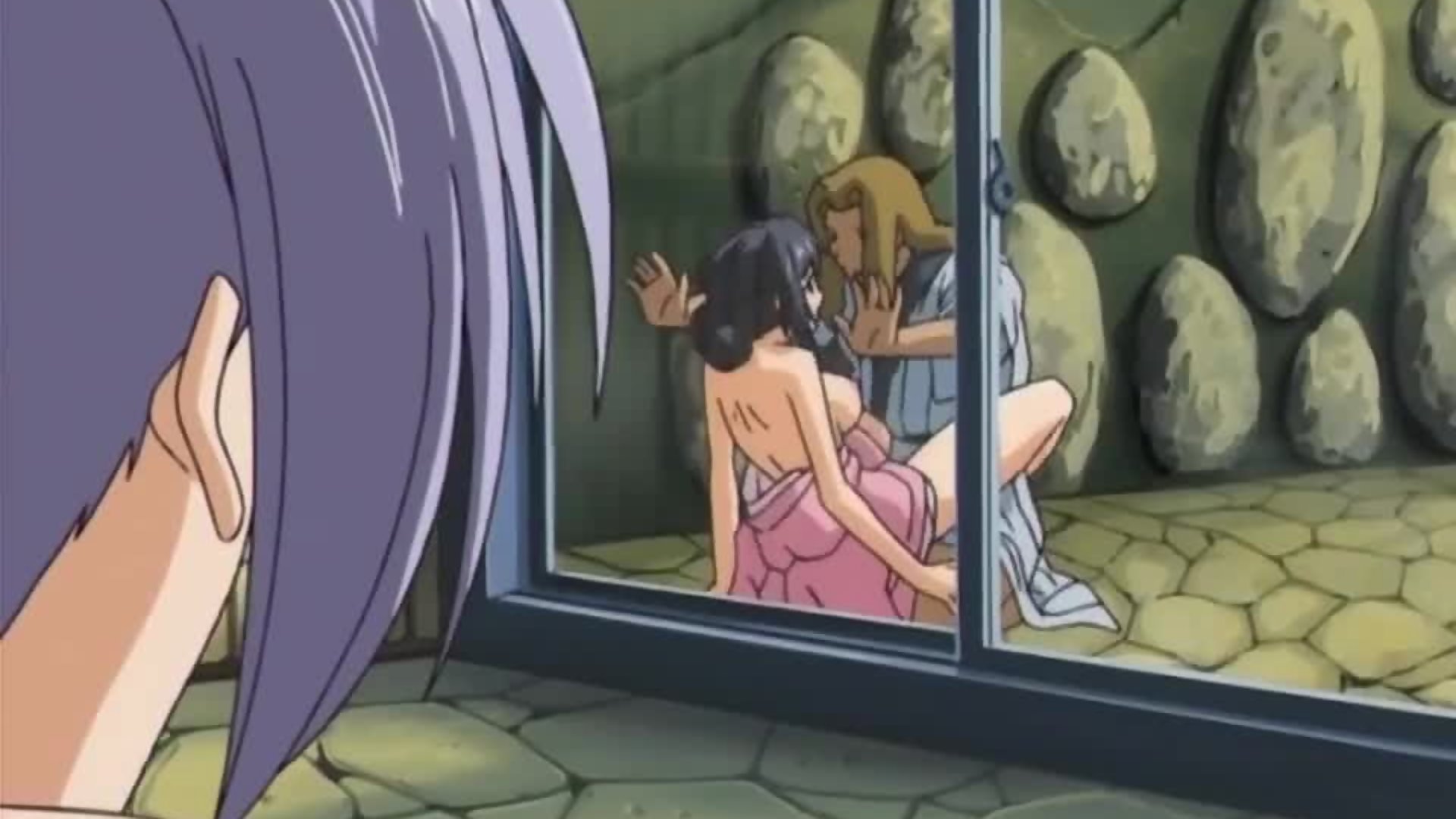 Anime sex in hot spring