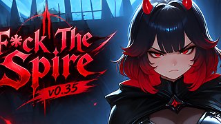 Fuck the Spire (JOI game preview) - Busty elf gives a huge titty boobjob and cowgirl ride