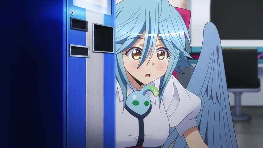 Hot anime bird babe loses her cell phone in her ass crack thumbnail