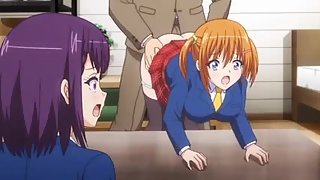 Lecherous Salaryman 2 ep2 - Hentai schoolgirl gets her pussy punished in front of senpai