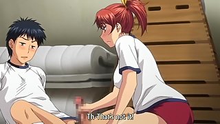 The Good Spot in the Back of a Hole 1 - Busty hentai schoolgirl fucks in gym and squirts milk