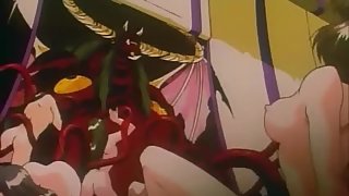 Twin Angels 2 ep3 - Schoolgirls get trapped in hentai demon tentacle orgy