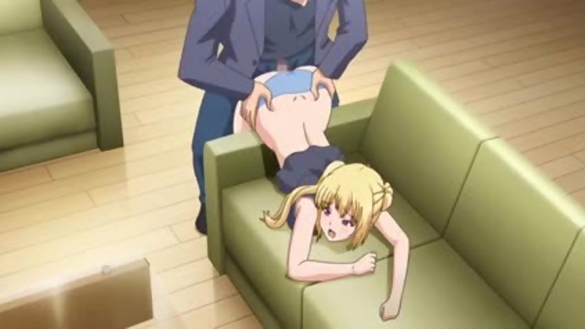 Papa Katsu - Hentai dad bends over his cute stepdaughter and fucks her virgin pussy thumbnail