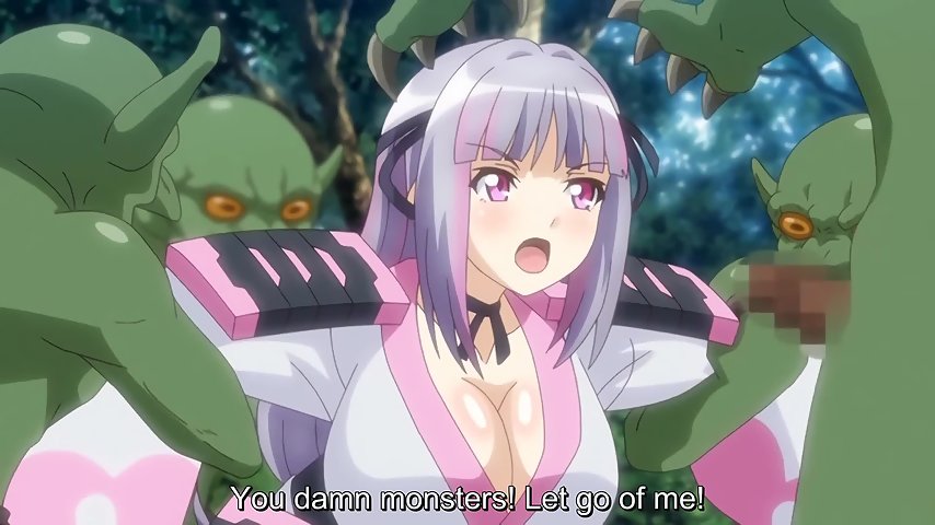 Goblin Den 4 - Female samurai is captured by goblins to be breeding slave thumbnail