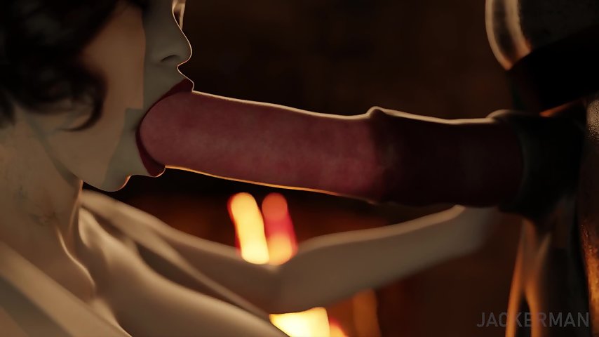 Dinner at Castle Dimitrescu - Busty mature vampire fucks Minotaur thumbnail