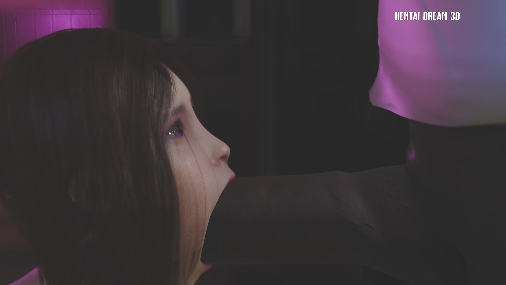 The Pill 1 - She gets on her knees to suck the boss's big black 3D dick