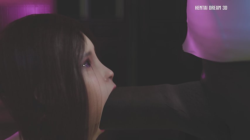 The Pill 1 - She gets on her knees to suck the boss's big black 3D dick thumbnail