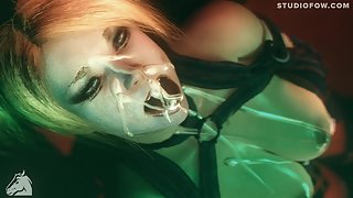 Agent of Chaos - Harley Quinn takes multiple loads of cum to the face