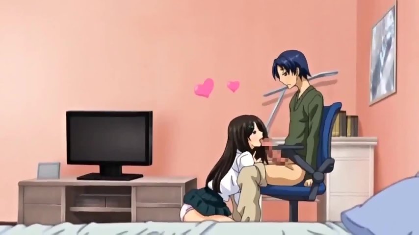 Fela Pure - Older sister gives her brother a hentai deepthroat blowjob while parents away thumbnail