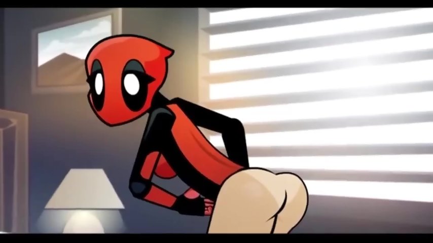 Cartoon Porn - Lady Deadpool takes Kingpin's dick deep in her asshole thumbnail