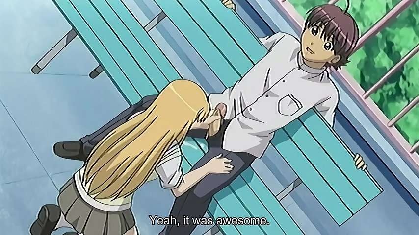 Forbidden Love Club 2 - Teen guy gets hentai blowjob in the park by horny president thumbnail