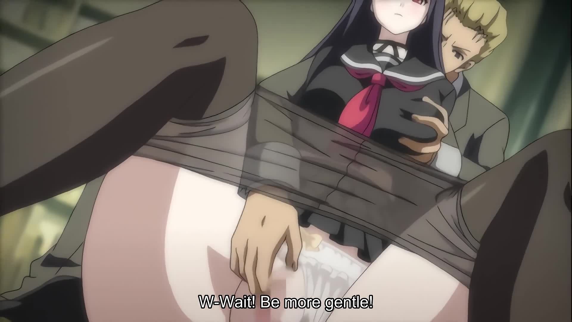 Kagirohi: Shaku Kei Another 1 - Senpai slams his dick into virgin pussy